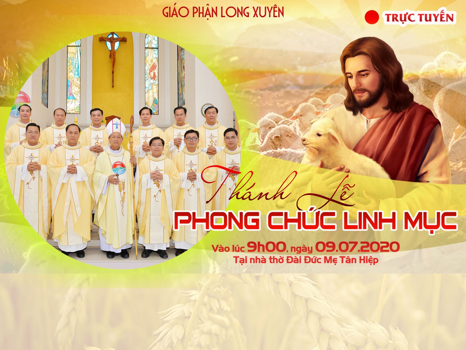 Giáo Phận Long Xuyên: Thánh lễ Truyền chức Linh mục năm 2020